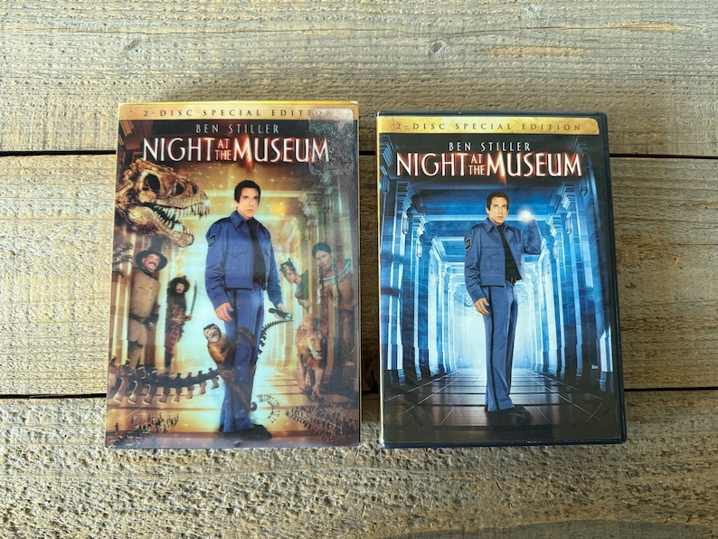 Night at the Museum 2 Disc Special Edition DVD Slipcover Lenticular ...