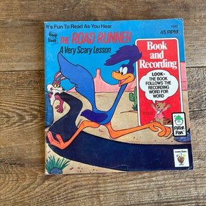 The Road Runner: A Very Scary Lesson // Peter Pan Read Along Book // 1977