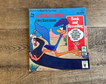 The Road Runner: A Very Scary Lesson // Peter Pan Read Along Book // 1977