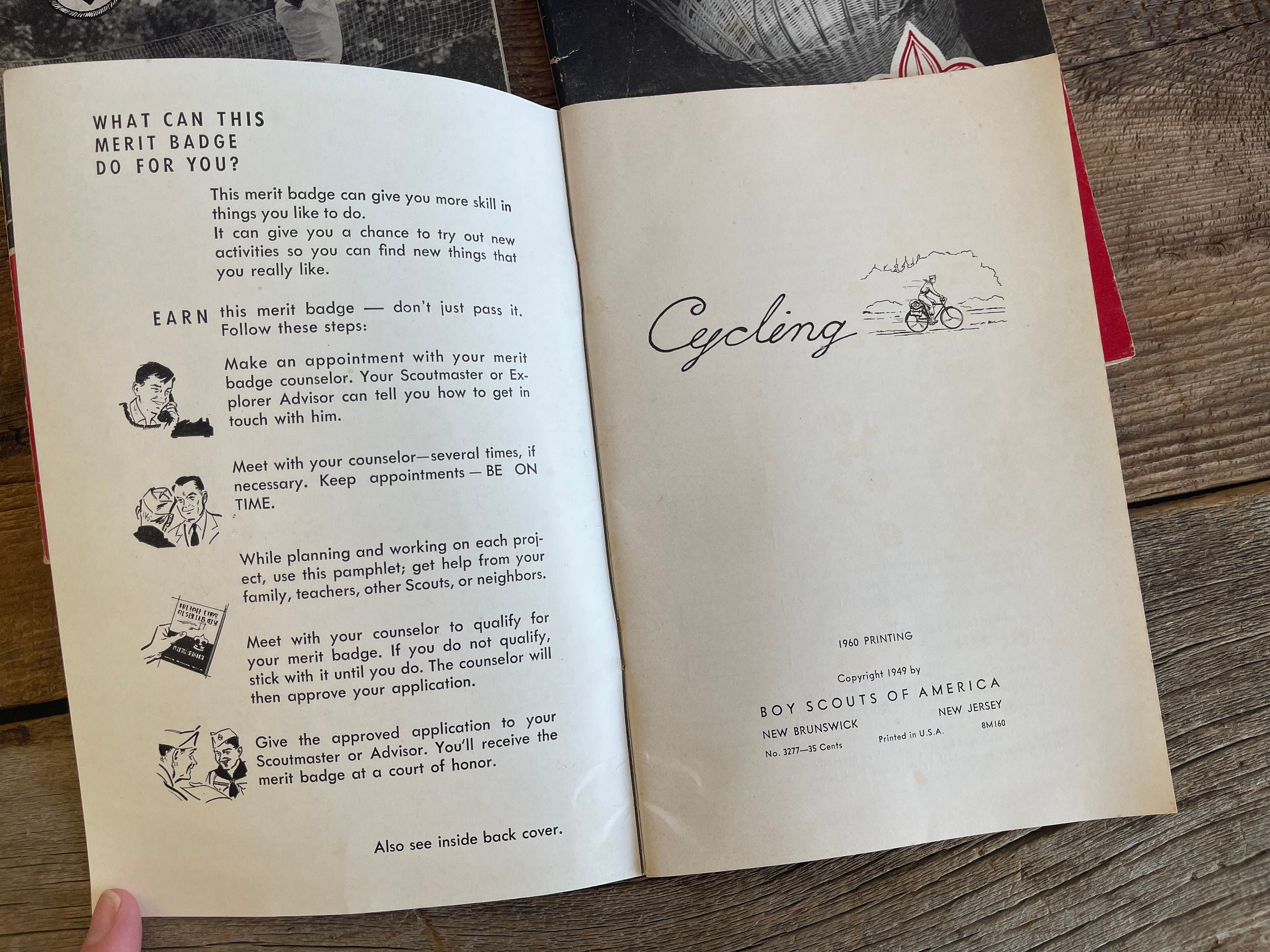 Vintage 1950's & 1960's Boy Scouts of America Books // Merit Badge ...