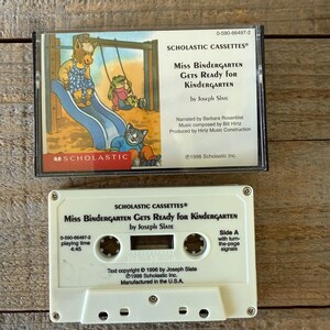 Miss Bindergarten Gets Ready for Kindergarten Book and Cassette - 1998 ...