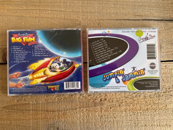 Greg & Steve Children's Music Cds // Big Fun or Jumpin' and Jammin