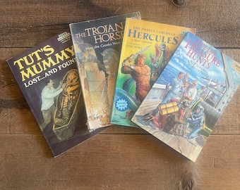 Un paso clásico para la lectura de libros de historia: La momia de Tut y el Caballo de Troya