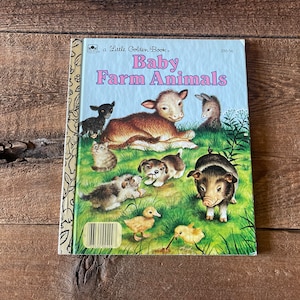 Baby Farm Animals // A Little Golden Book 1991 // Garth Williams