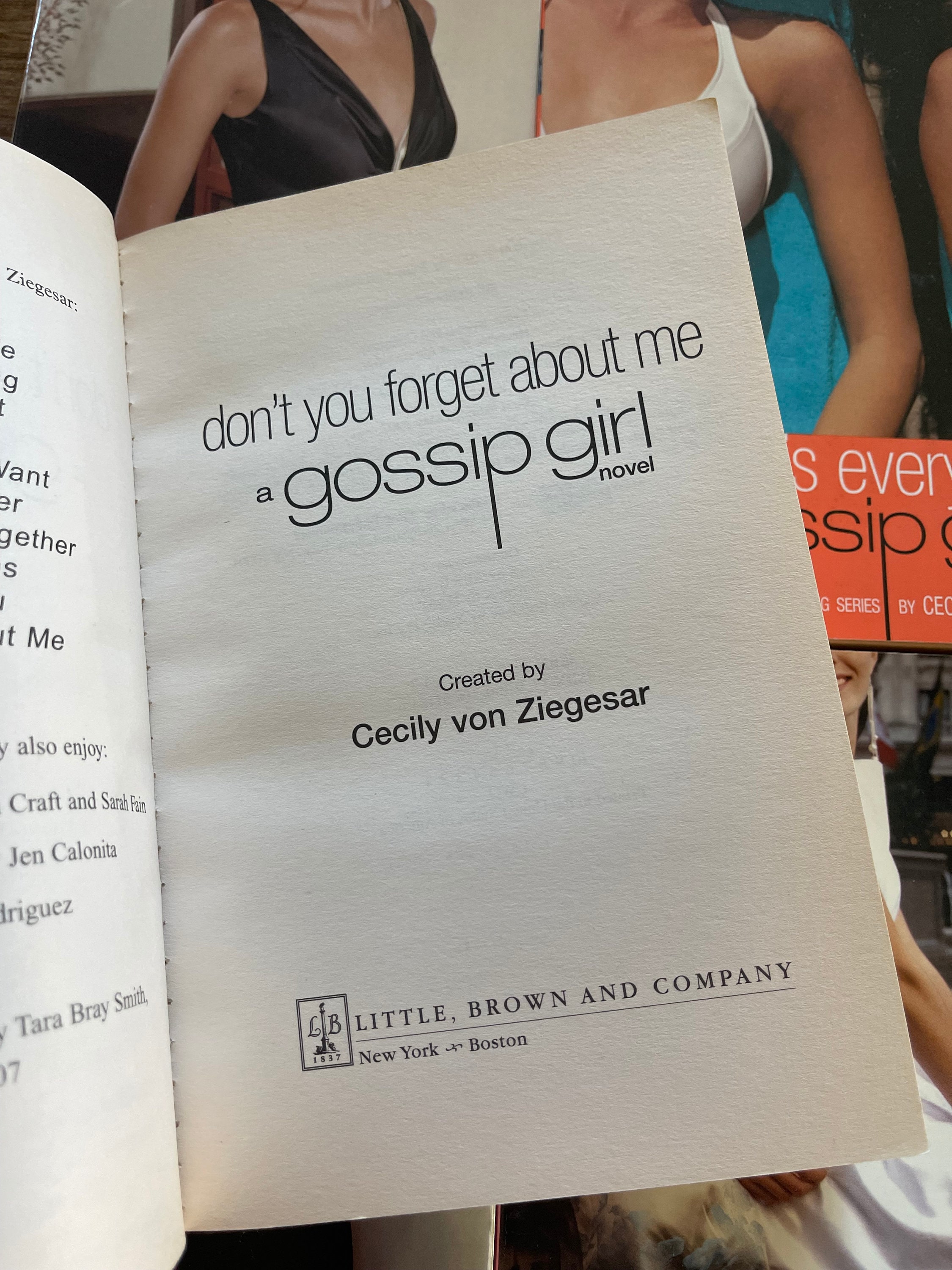 Libri di Gossip Girl // Scegli tu // Cecily von Ziegesar -  Italia