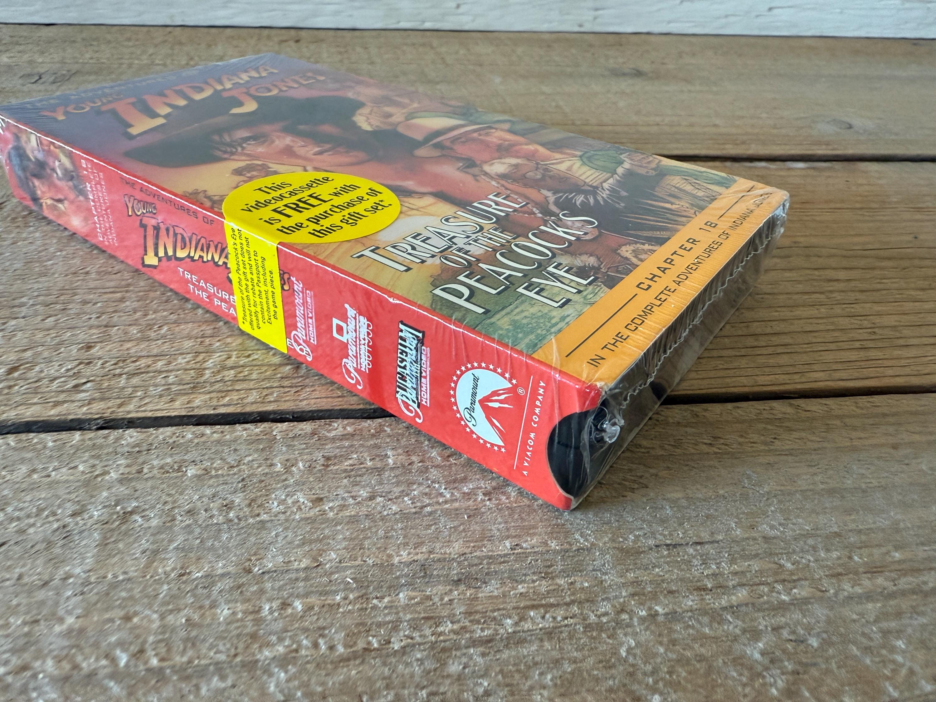 (未使用･未開封品)Young Indiana Jones [VHS] Young Indiana Jones VHS: Treasure of the Peacock's Eye (1999