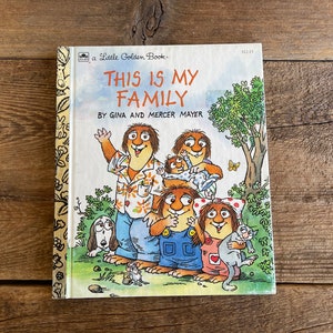 Vintage Mercer Mayer Little Golden Book // "This is My Family" // 1993