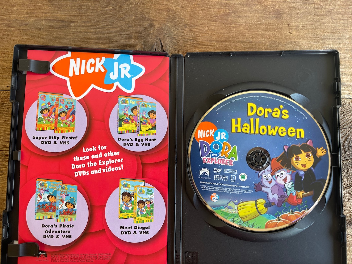 Dora's Halloween DVD // Nickelodeon // Dora the Explorer Etsy