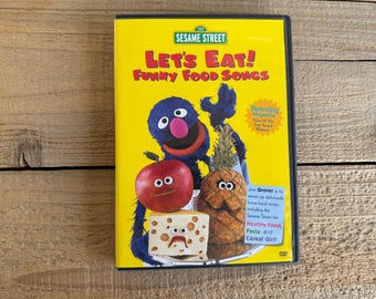 セサミストリート教育DVD 7枚（テスト済み、ケースなし、軽微な摩耗