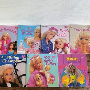 Vintage Barbie Books // You Choose // Mattel, Golden Book, Random House