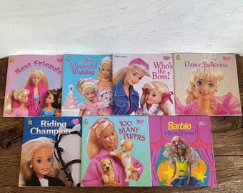 Vintage Barbie Books You Choose Mattel Golden Book Random House