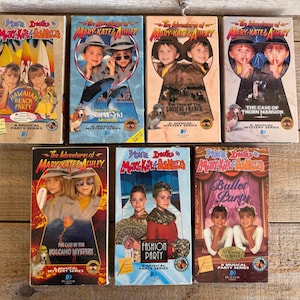 Mary-Kate & Ashley VHS Movies // Sold Individually // You&#39;re Invited Series, Adventures of Series