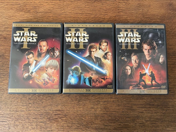 Star Wars Trilogy I-III DVD Movies // the Phantom Menace, Attack