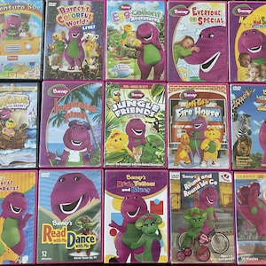 You Choose Vintage Barney DVDS // You Choose // Early 2000&#39;s