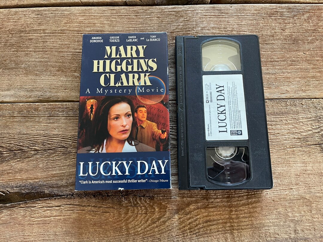 Mary Higgins Clark // A Mystery Movie // Lucky Day // 2002 Etsy