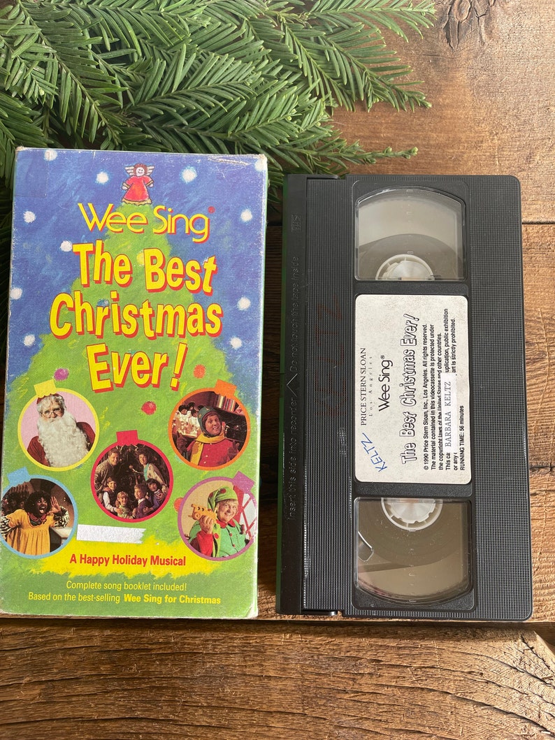 Vintage Christmas VHS // Wee Sing the Best Christmas  Etsy Norway