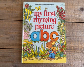 Vintage ABC Book: My First Rhyming Picture Book, 1986 Hardcover