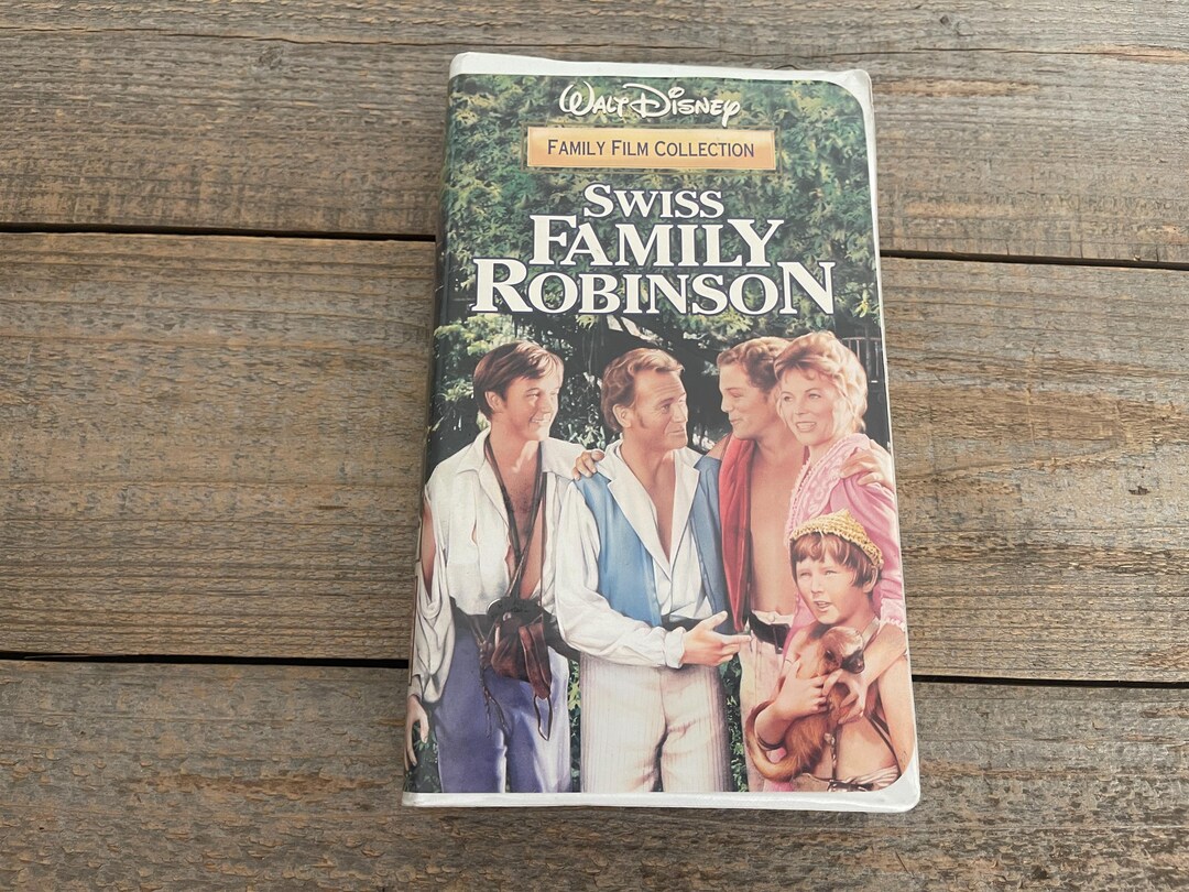 Swiss Family Robinson VHS Movie // Walt Disney Family Film Collection ...