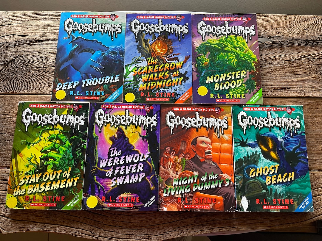 Goosebumps Books // You Choose // R.L. Stine Etsy