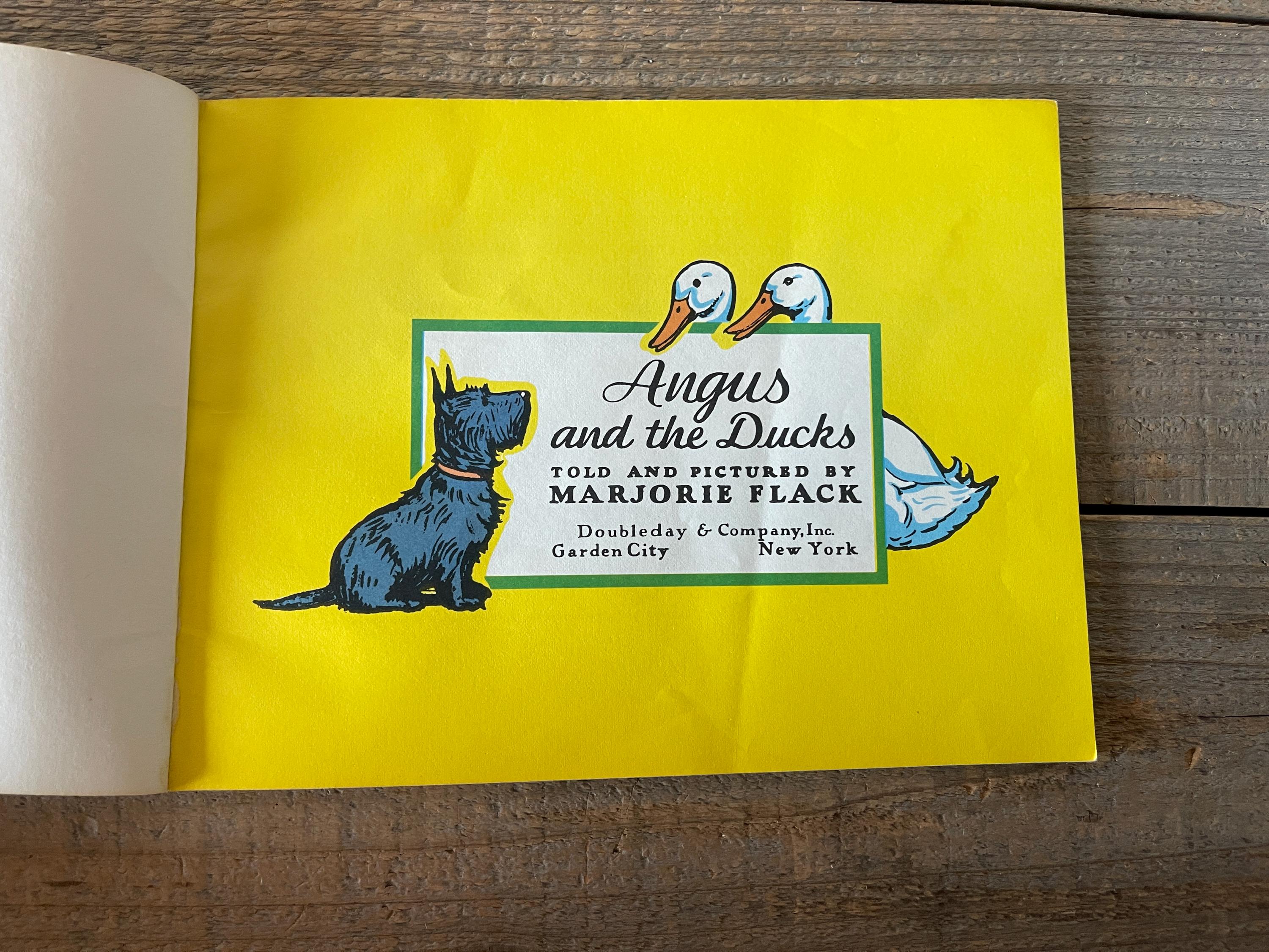 Angus and the Ducks by Marjorie Flack // A Zephyr Book // 1930's