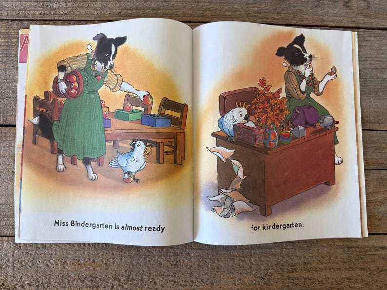 Miss Bindergarten Gets Ready for Kindergarten Book and Cassette - 1998 ...