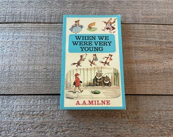 When We Were Very Young by A.A. Milne // 1975 // EXCELLENT Vintage Condition