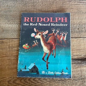 Rudolph the Red-Nosed Reindeer // 1976 Little Golden Book