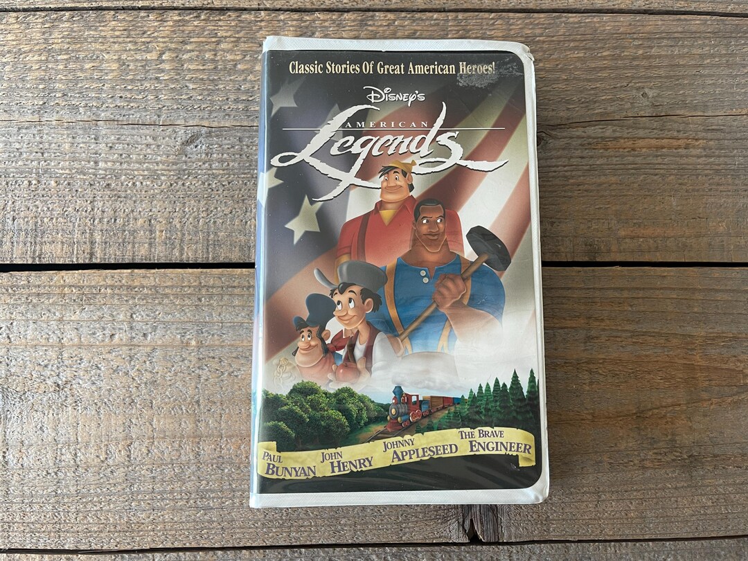 Disney's America Legends VHS Movie // Paul Bunyan, John Henry, Johnny ...