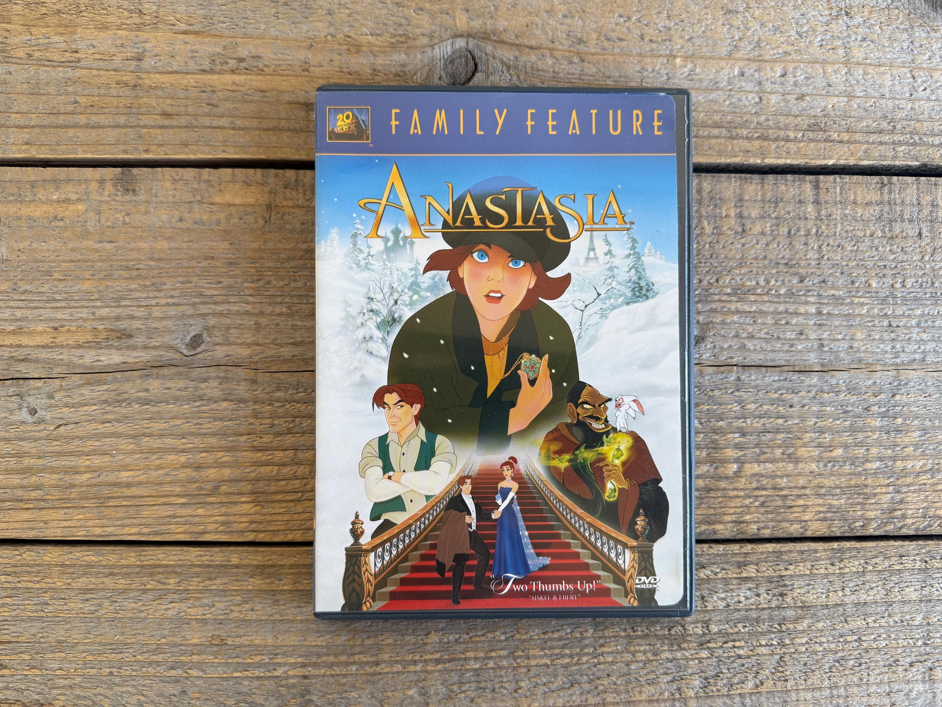 Anastasia DVD // 2001 Animated Family Movie // Meg Ryan, John