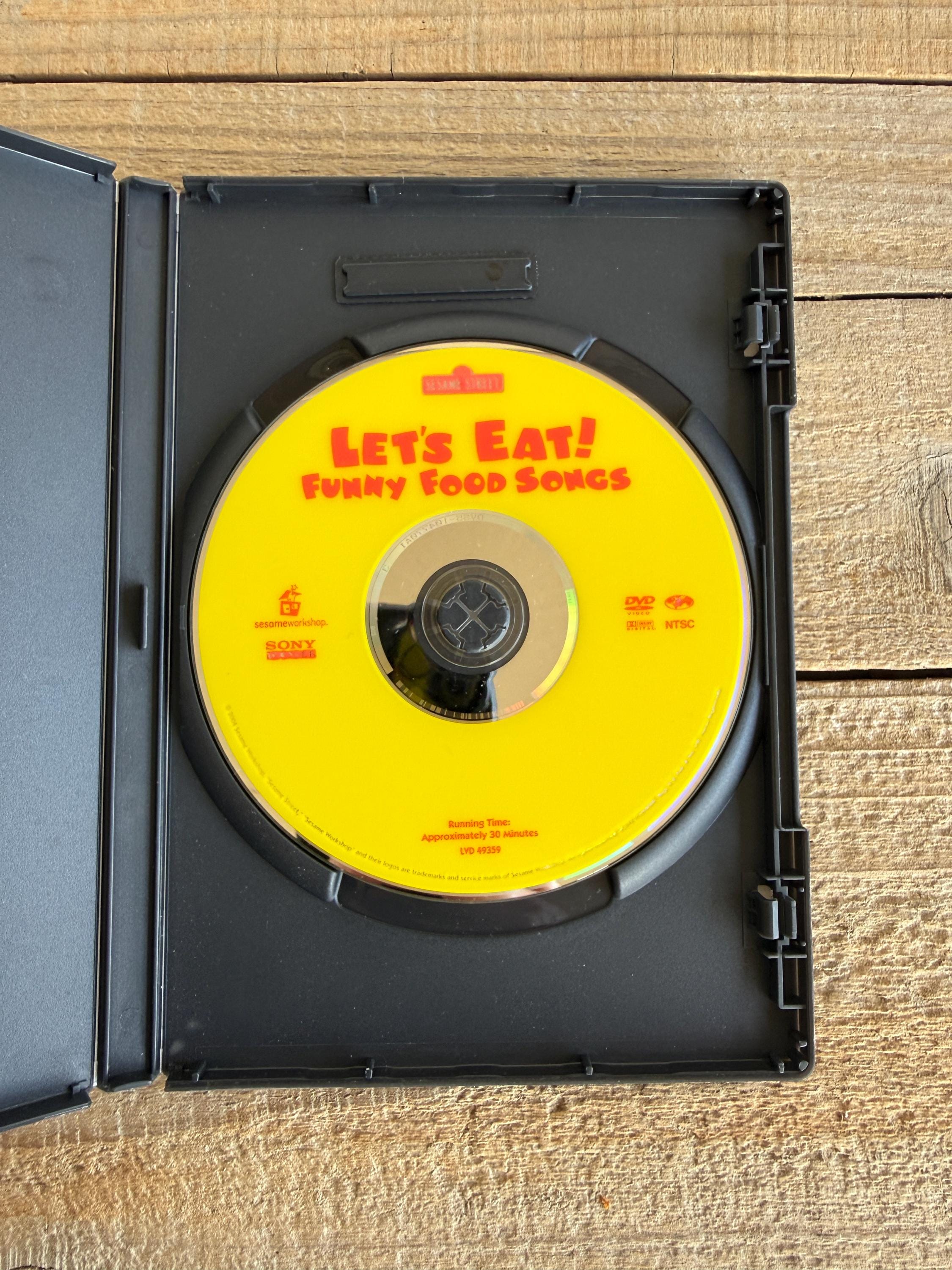 Let's Eat! Funny Food Songs // Sesame Street DVD // 2004 - Etsy
