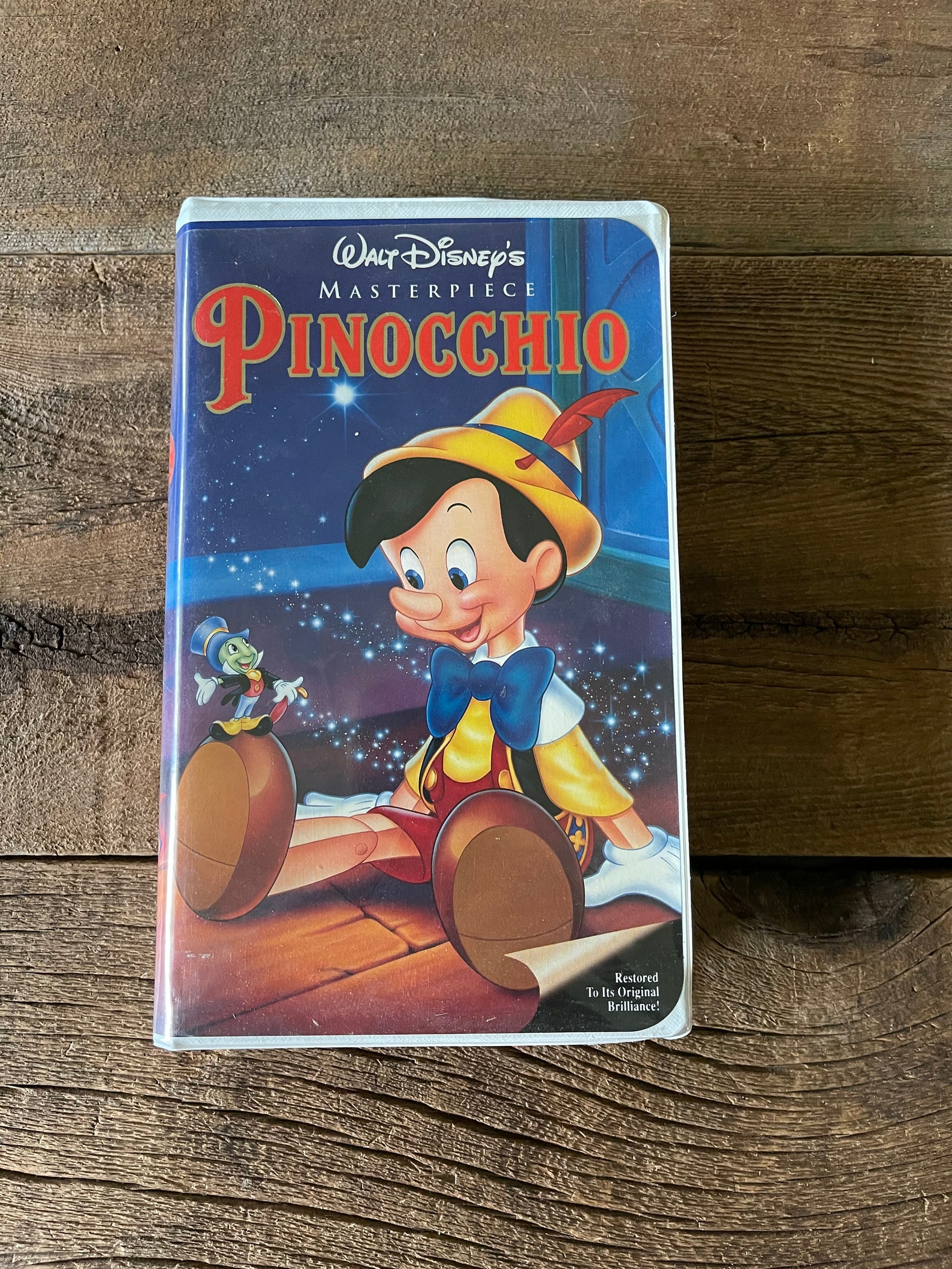 Vintage Pinocchio Masterpiece Collection VHS Movie - Etsy