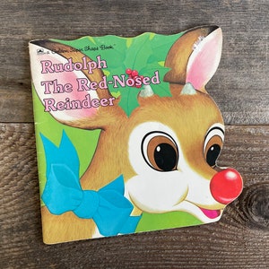 Rudolph the Red-Nosed Reindeer // 1972 // A Golden Super Shape Book