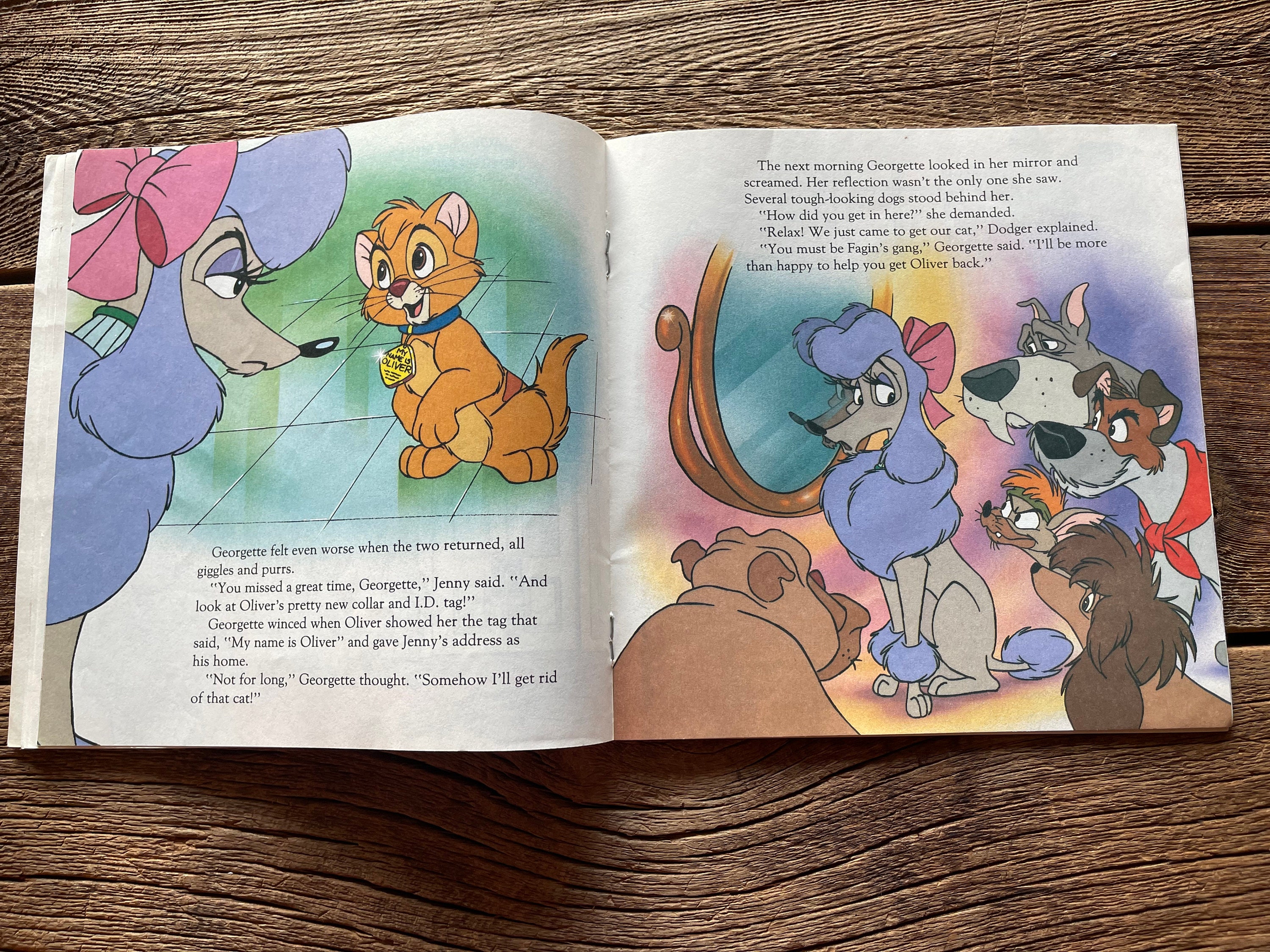 Oliver and Company Book // the More the Merrier // Walt Disney Etsy