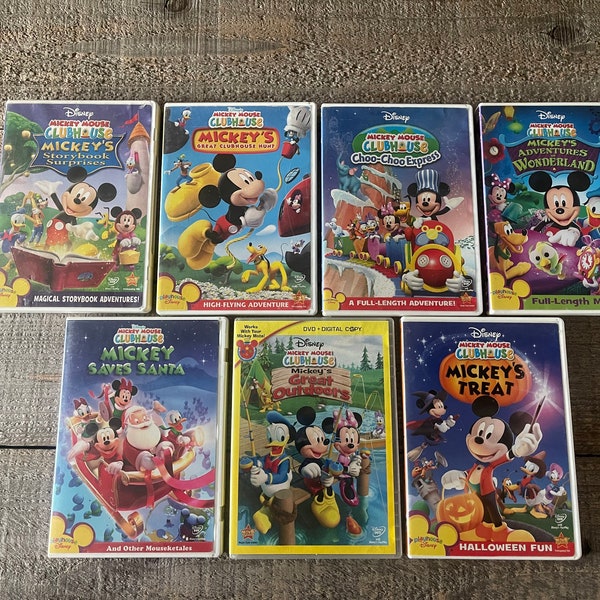 Mickey Mouse Clubhouse DVDs // You Choose // Mouseketeers // Walt Disney