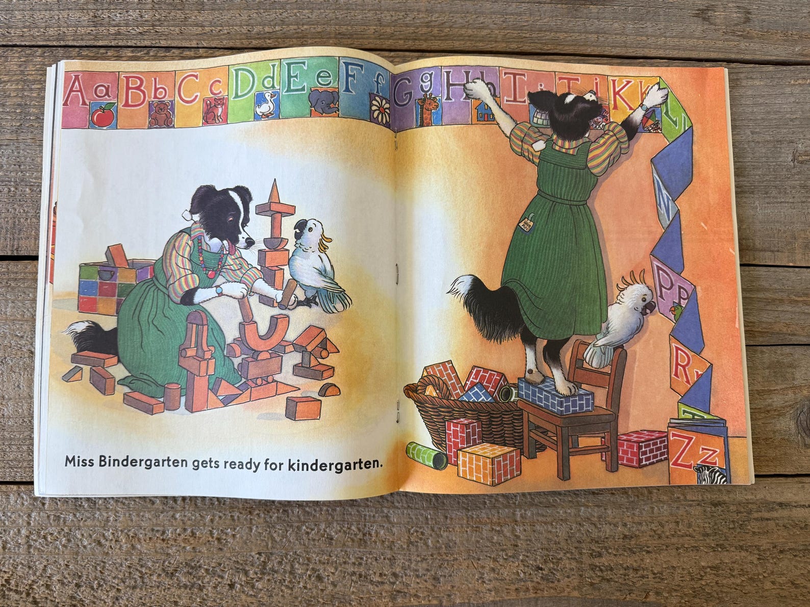 Miss Bindergarten Gets Ready for Kindergarten Book and Cassette - 1998 ...