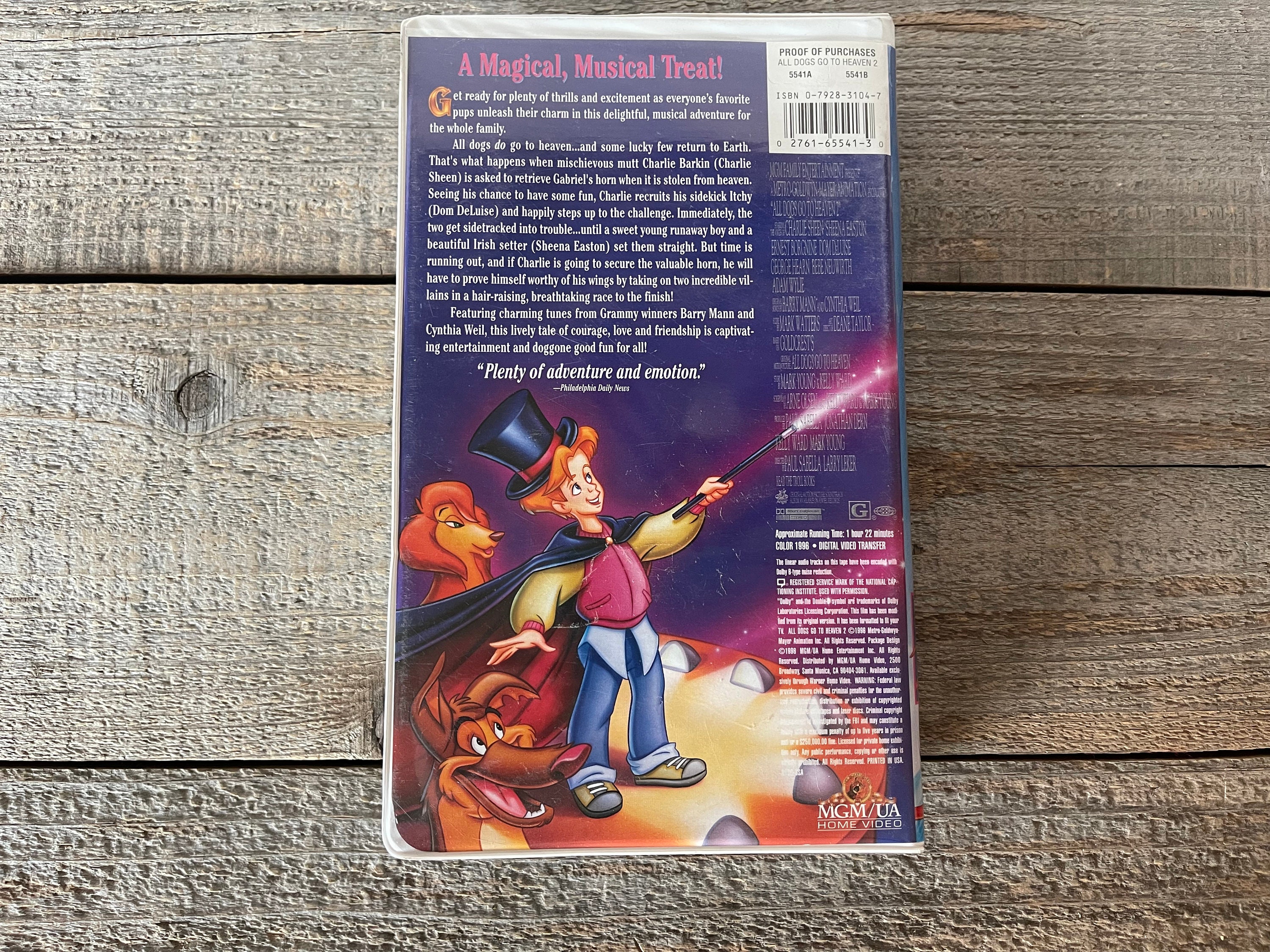 All Dogs Go to Heaven 2 VHS Movie - 1996 Clamshell Case - Etsy All Dogs Go to Heaven 2 VHS Movie - 1996 Clamshell Case - Etsy