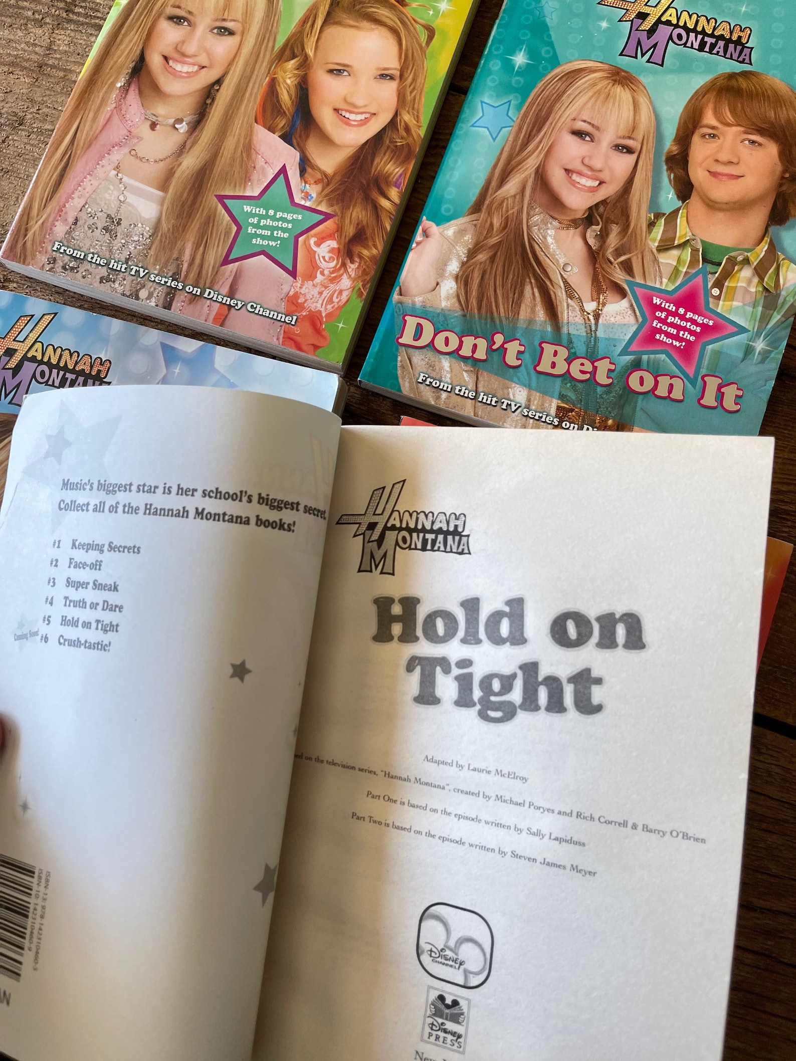 Vintage Hannah Montana Books // You Choose // Don't Bet On Etsy