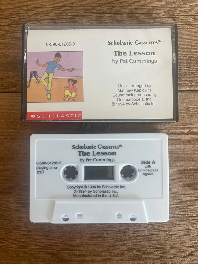 The Lesson // Pat Cummings // Vintage Scholastic Book & Cassette Tape ...
