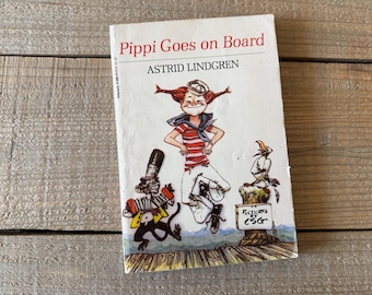 Pippi sube a bordo, de Astrid Lindgren, novela infantil de 1957, Scholastic Books