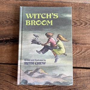Vintage Book, &quot;Witch&#39;s Broom&quot; by Ruth Chew 1977