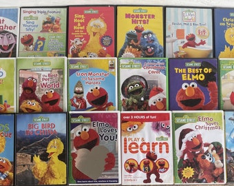 ビンテージのセサミストリート DVD // 個別販売 // 多数からお選