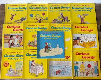 Vintage Curious George Books // You Choose // Margret & H.A. Rey