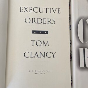 Tom Clancy Books // You Choose // Debt of Honor, Executive Orders, Rainbow Six image 4