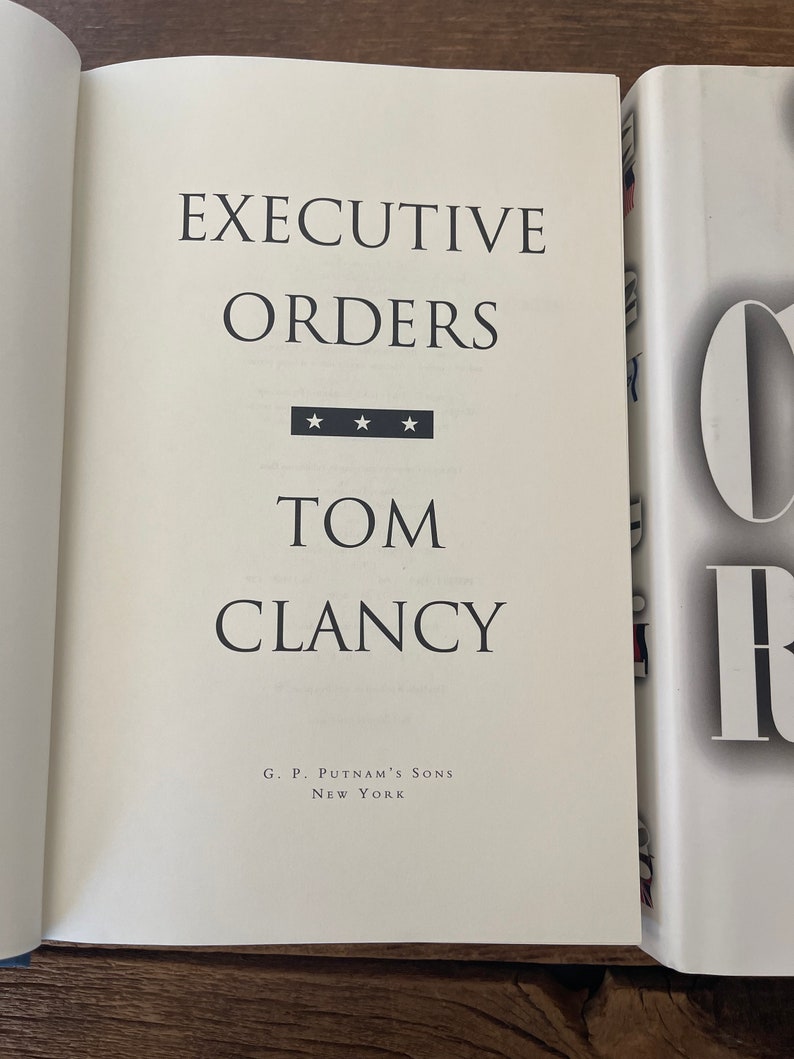 Tom Clancy Books // You Choose // Debt of Honor, Executive Orders, Rainbow Six image 4