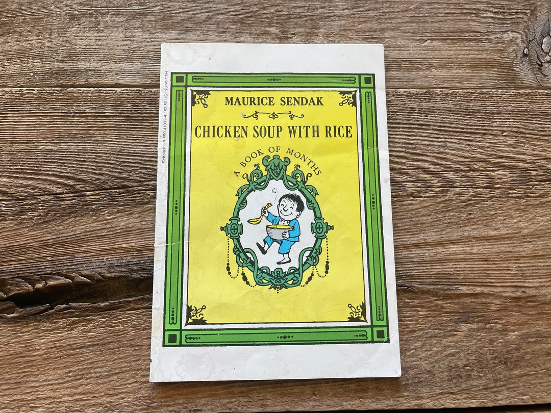Chicken Soup With Rice // Maurice Sendak // A Book of Months Etsy