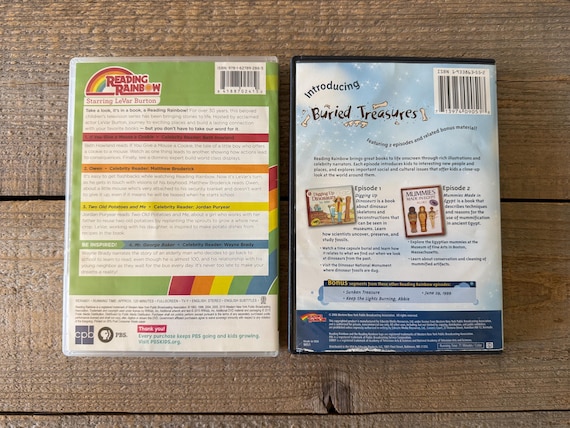 Reading Rainbow Dvds // Sold Individually // Buried