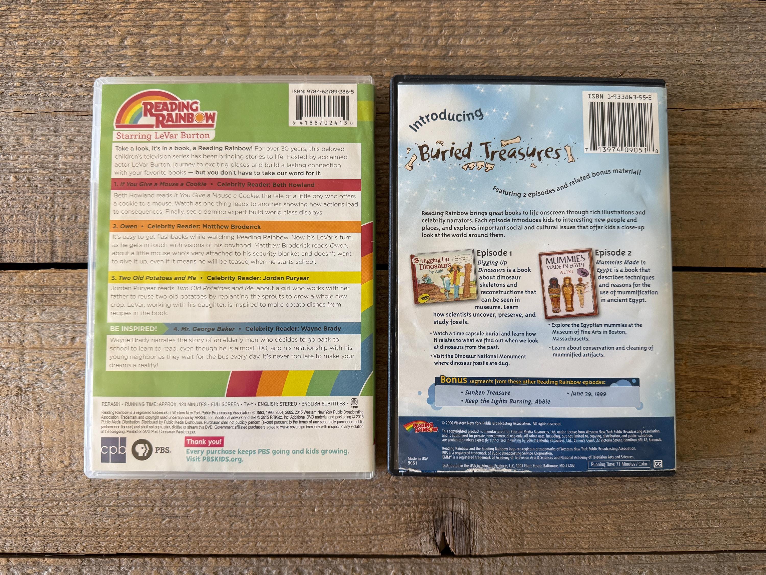 その他 Reading Rainbow: Buried Treasures [DVD] Reading Rainbow Dvds // Sold Individually // Buried