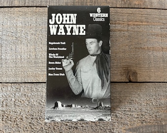 JOHN WAYNE VHS Assortment - Sealed - Cahill - Lucky Texan - Blue