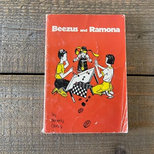 1955 Beezus et Ramona par Beverly Cleary : livre scolastique vintage
