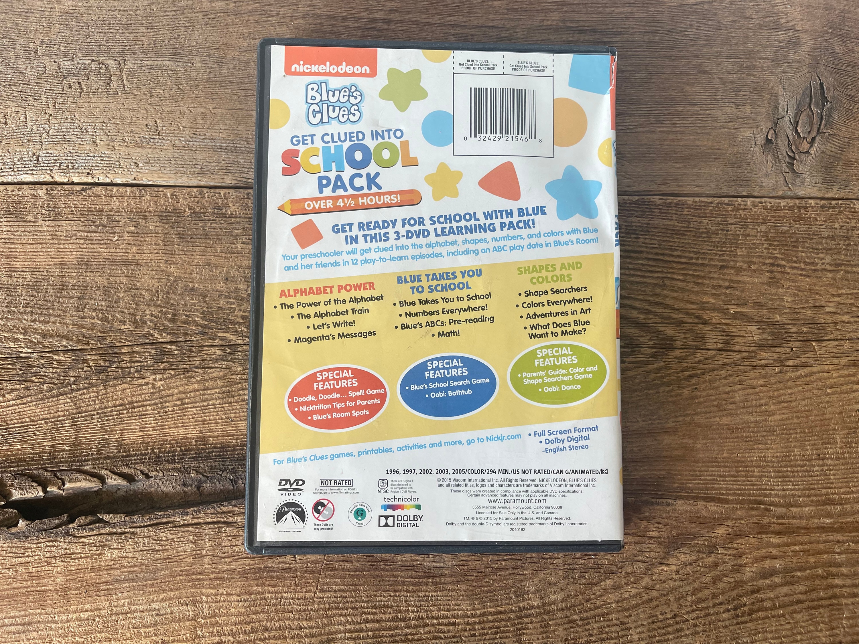Blue's Clues DVD // get Clued Into School Pack Etsy